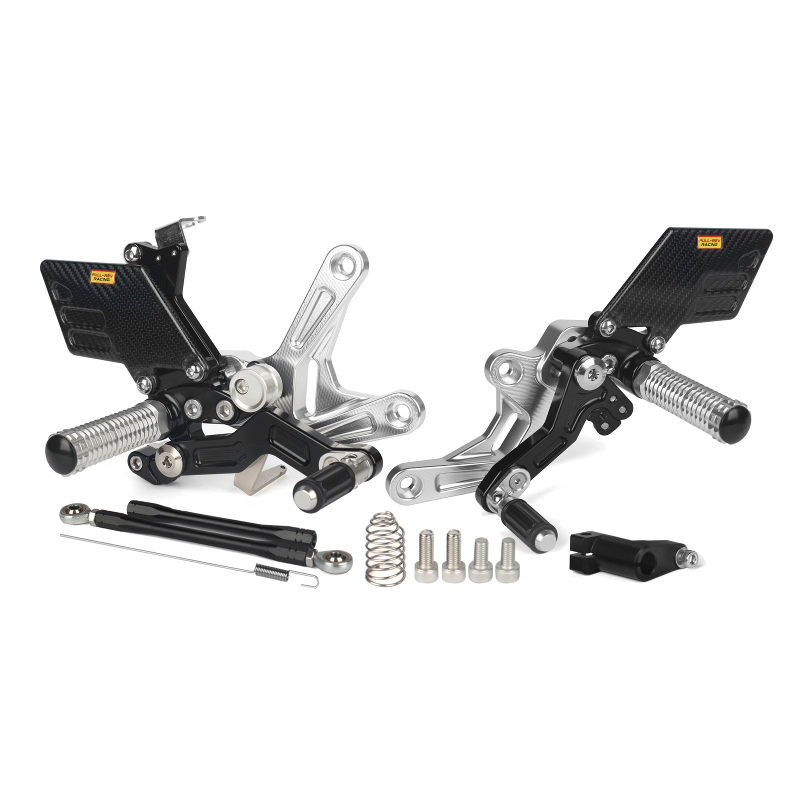 FULLREV For KAWASAKI NINJA400 Rearset Foot pegs Footrest (PRO Carbon Version)