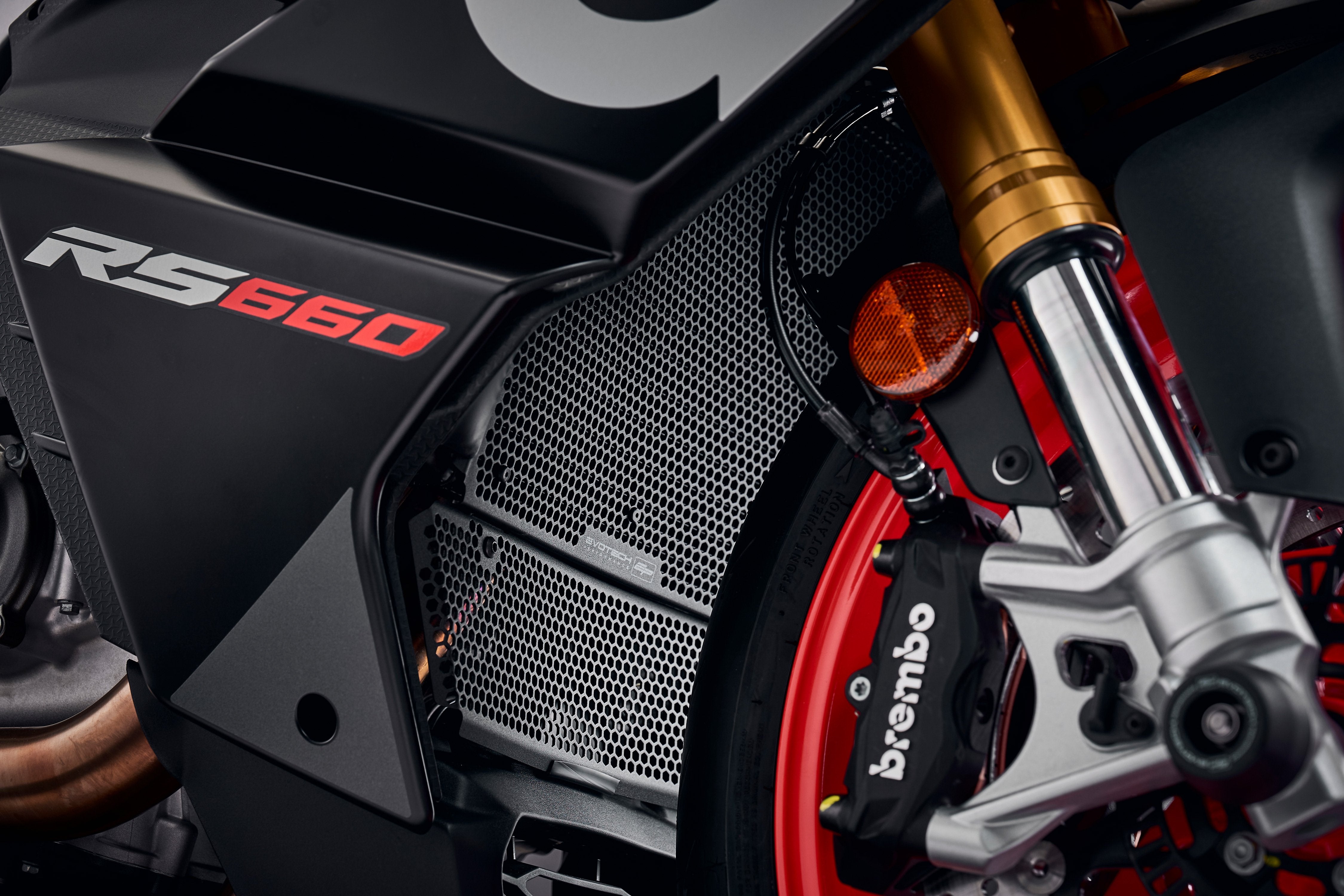Evotech Radiator & Header Guard Set - Aprilia RS660 (2021 - 2024)