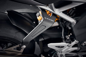 Evotech Triumph Speed Triple 1200 RS Black Exhaust Hanger (2021 - 2024)