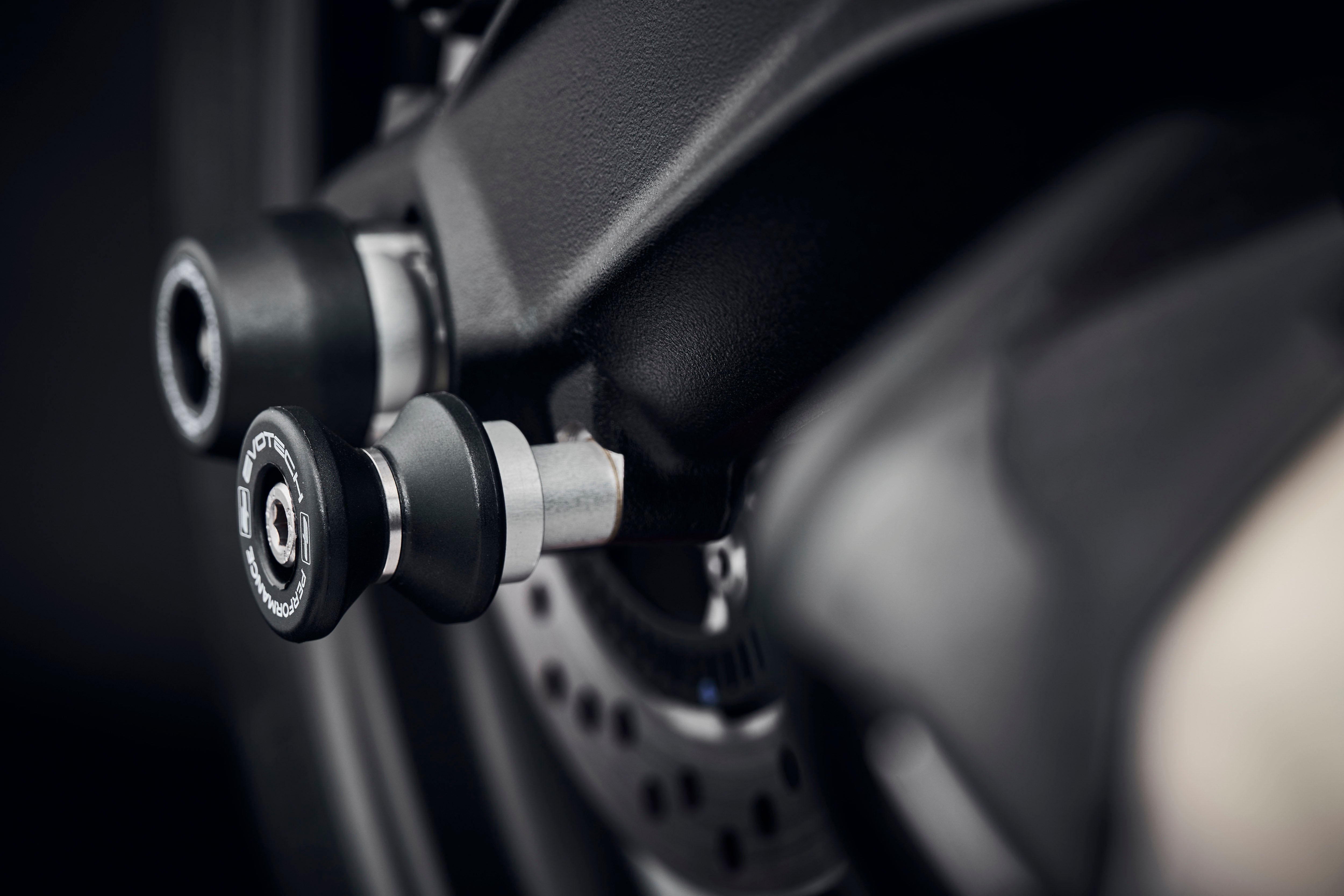 Evotech Paddock Stand Bobbins - Triumph Street Triple (2013-2016)
