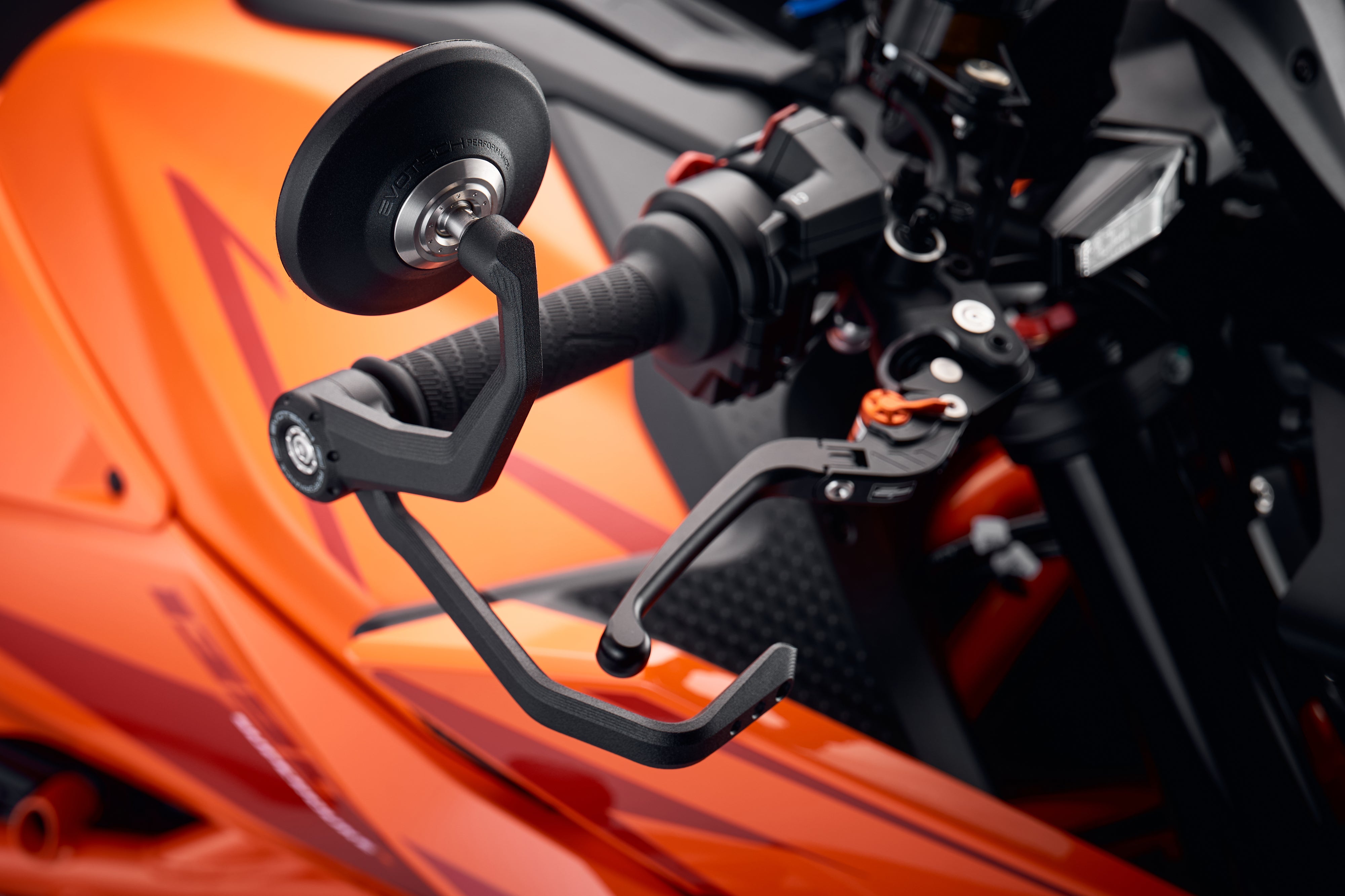 Evotech Bar End Mirrors / Brake and Clutch Protector Kit (Retro) - KTM 1390 Super Duke R Evo (2024+)
