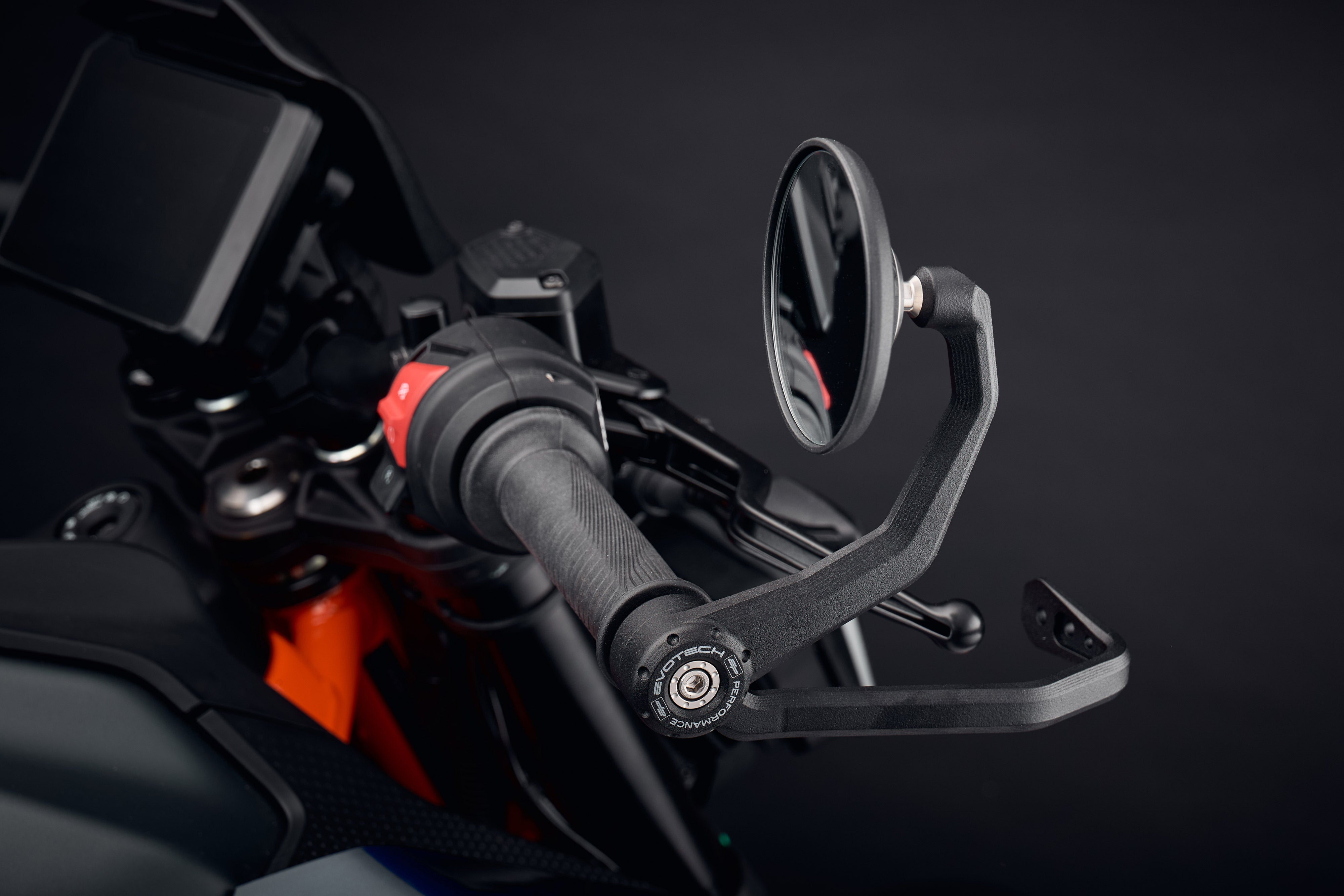 Evotech Bar End Mirrors / Brake and Clutch Protector Kit (Retro) - Husqvarna Vitpilen 401 (2024+)