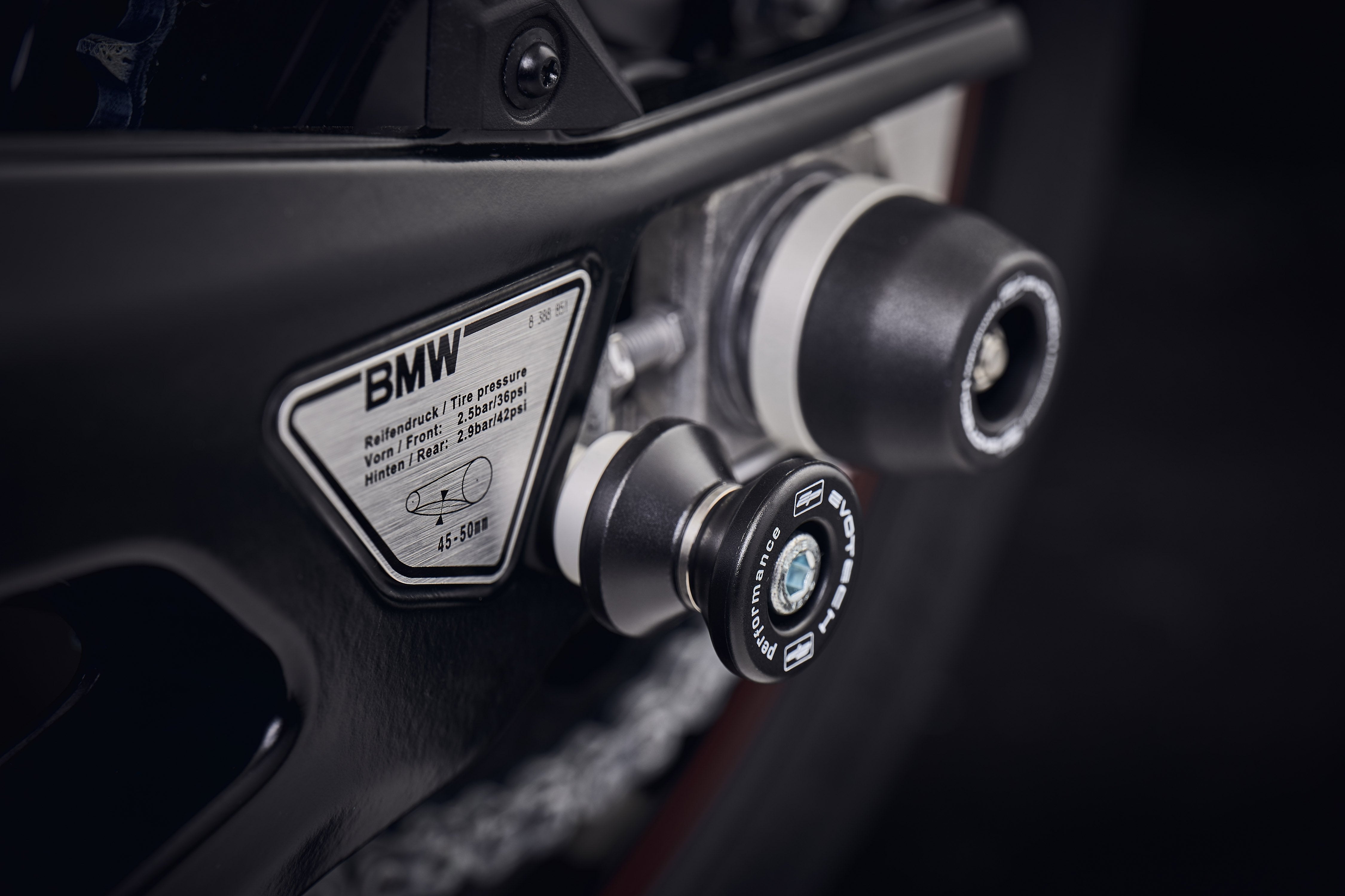 Evotech Paddock Stand Bobbins - BMW S 1000 RR Sport (2019-2022)
