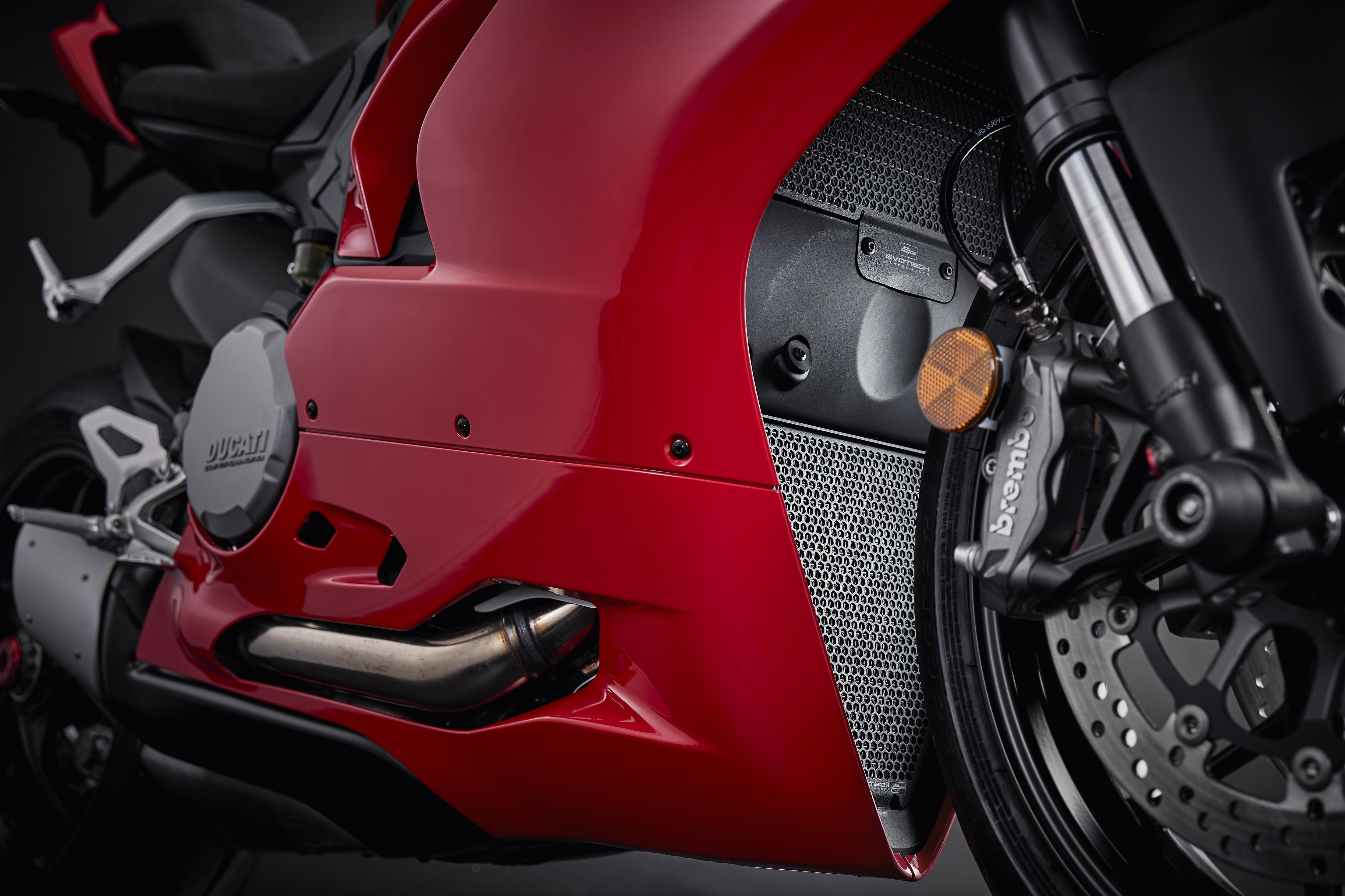 Evotech Ducati Panigale V2 Bayliss 1st Champion 20th Anniversary Lower Radiator Guard (2022 - 2024)