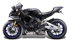 Evotech Carbon Fibre Toe Guard / GP Style Paddock Stand Plates - Yamaha YZF-R1M (2015 - 2019)