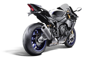 Evotech Carbon Fibre Toe Guard / GP Style Paddock Stand Plates - Yamaha YZF-R1M (2015 - 2019)