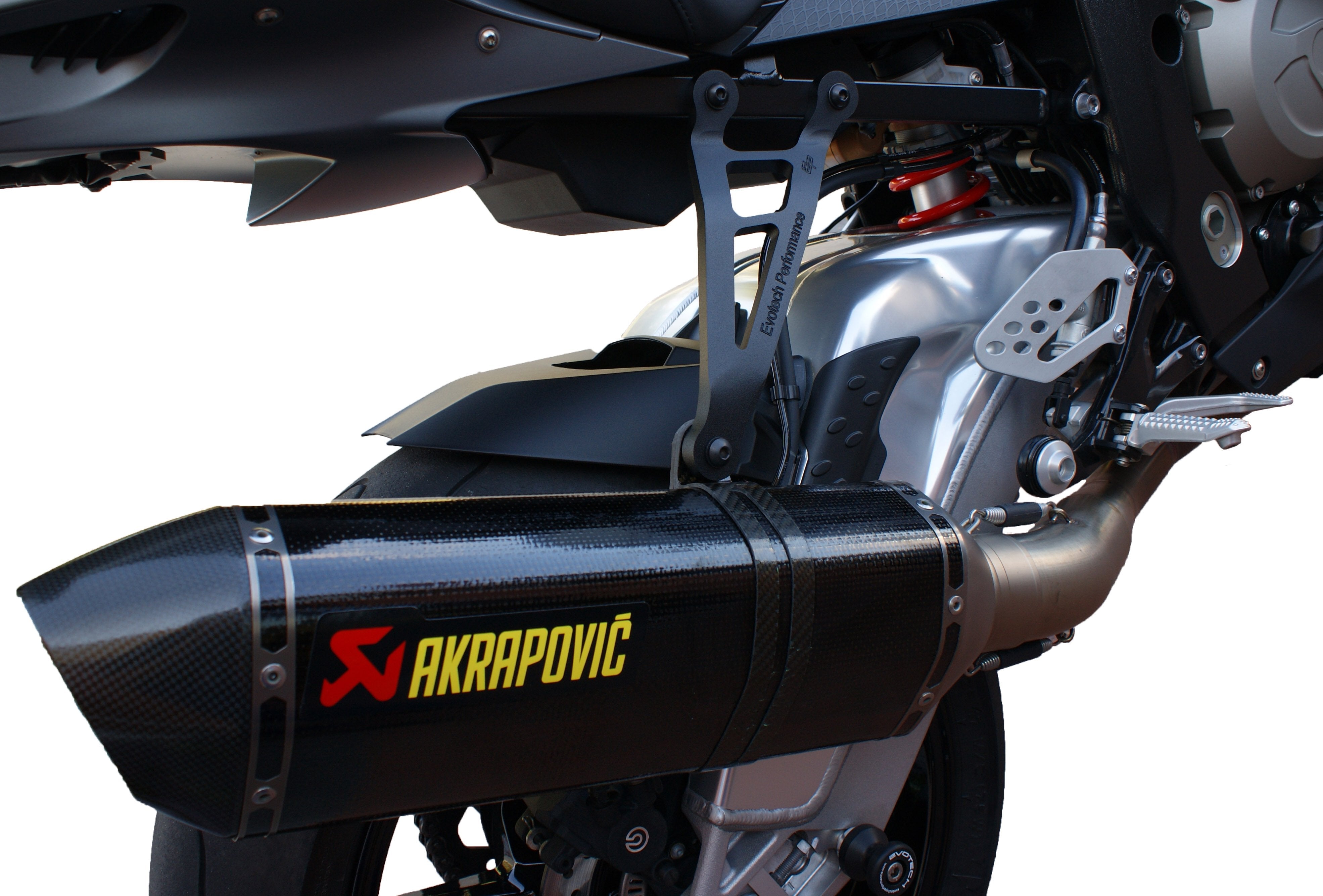 Evotech Akrapovic Exhaust Hanger & Pillion Footpeg Removal Kit - BMW S 1000 RR HP4 (2013 - 2016)