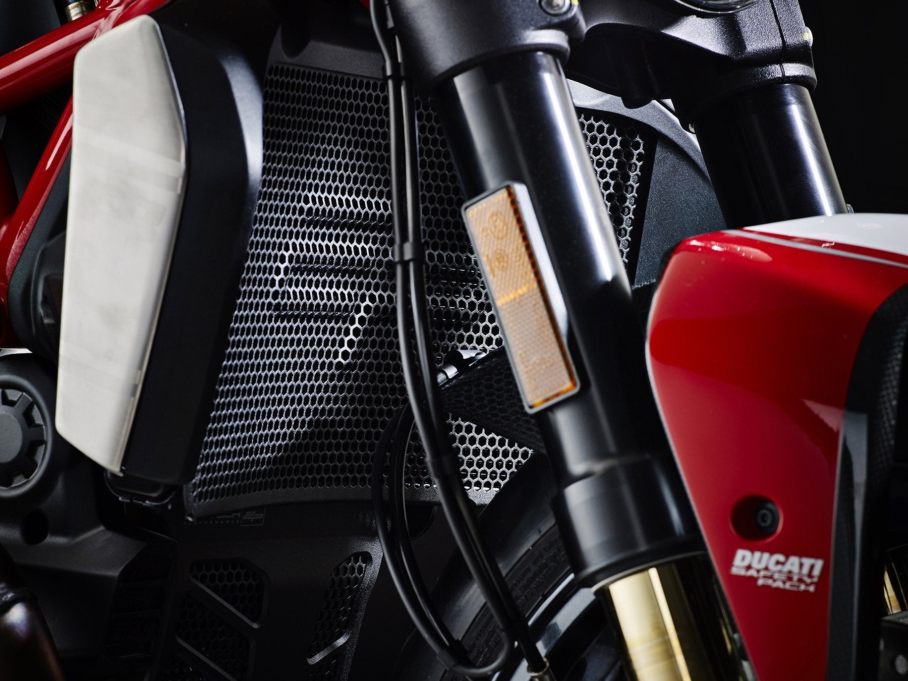Evotech Ducati Monster 1200 25 Anniversario Radiator Oil Cooler and Engine Guard set 2020+
