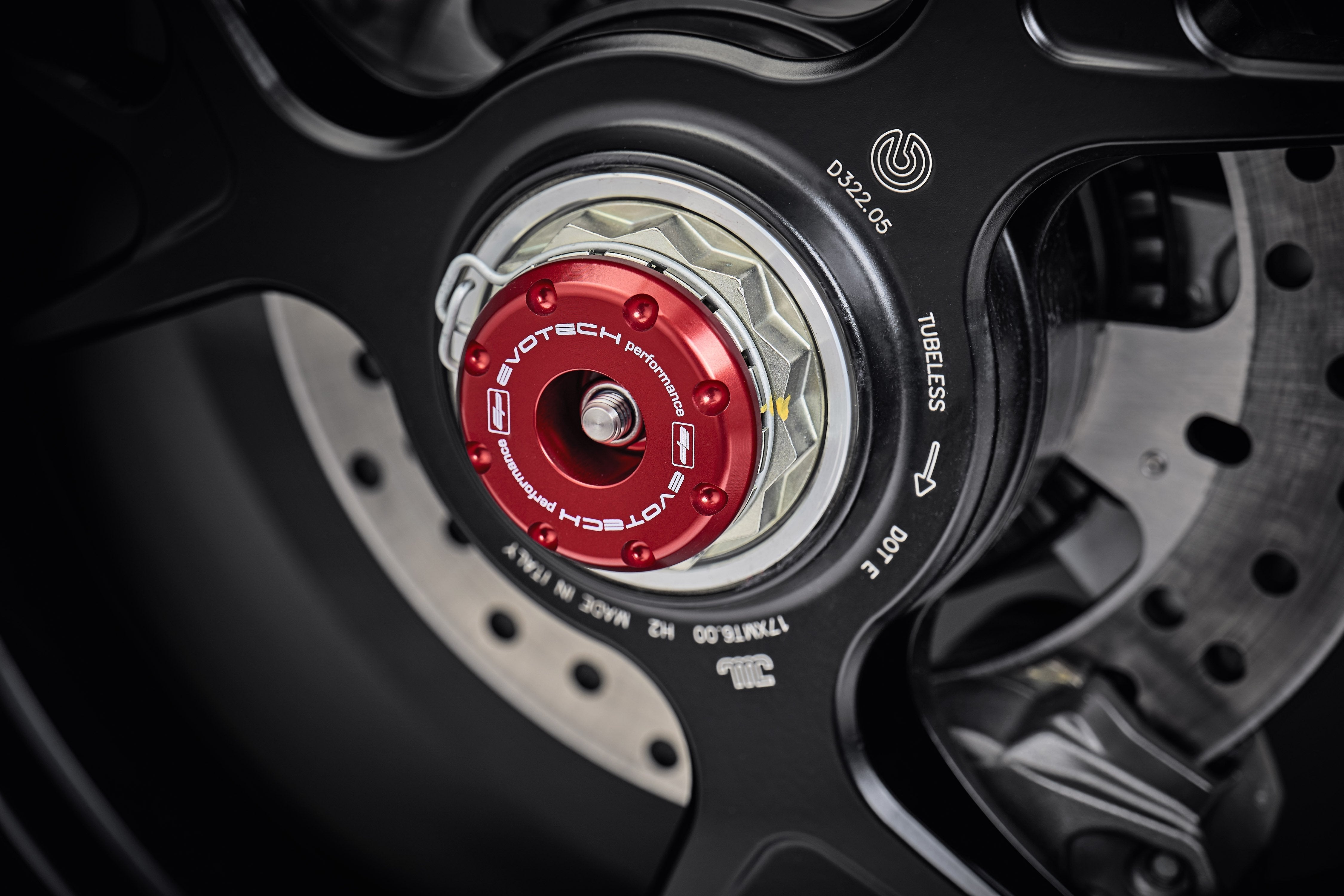 Evotech Spindle Bobbins Kit - Ducati Streetfighter V2 (2022 - 2024)
