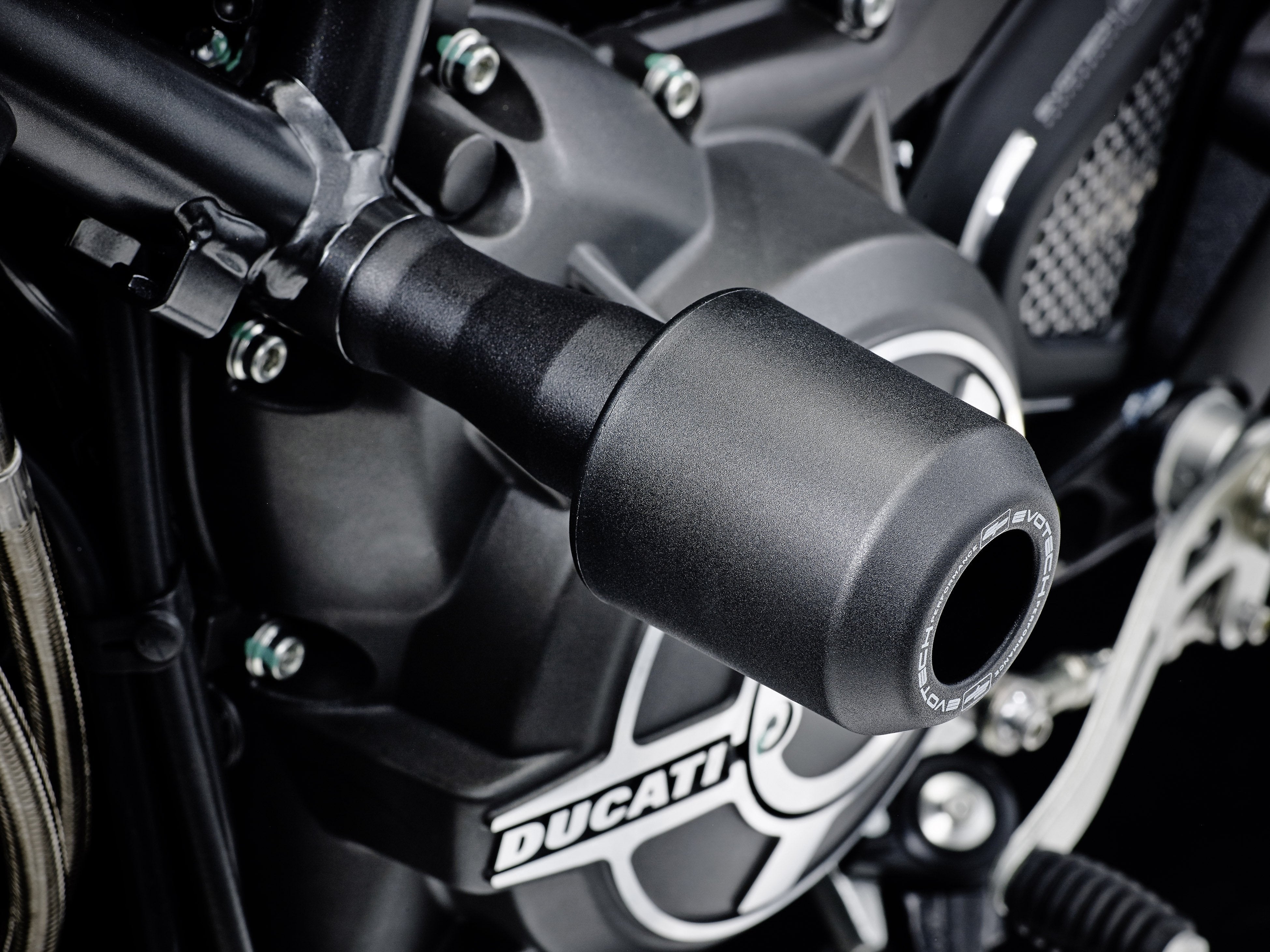Evotech Crash Protection Bobbins - Ducati Scrambler Nightshift (2023 - 2025)