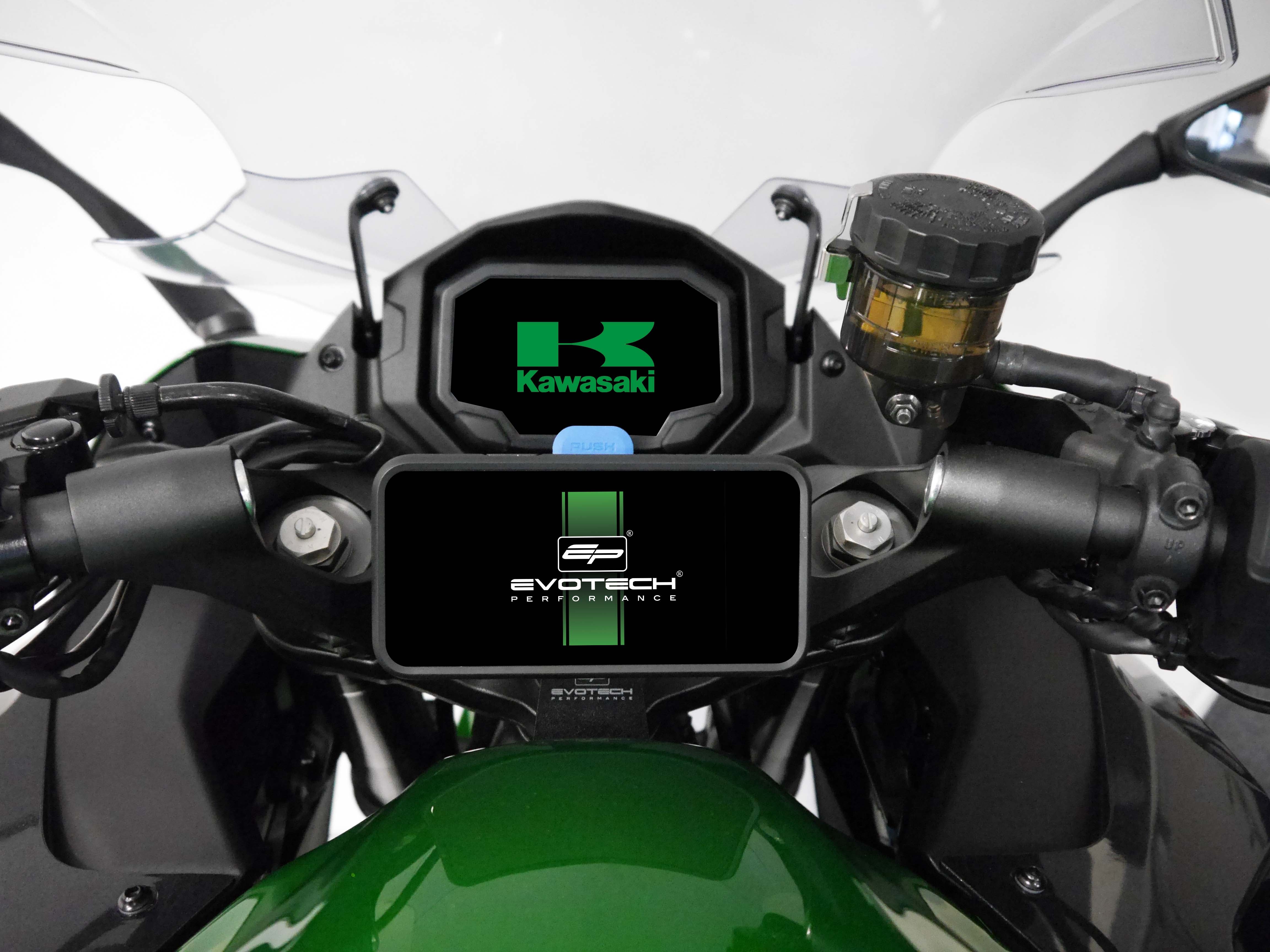 Evotech Quad Lock Compatible Mount - Kawasaki Ninja 1000SX 40th Anniversary Edition (2024+)