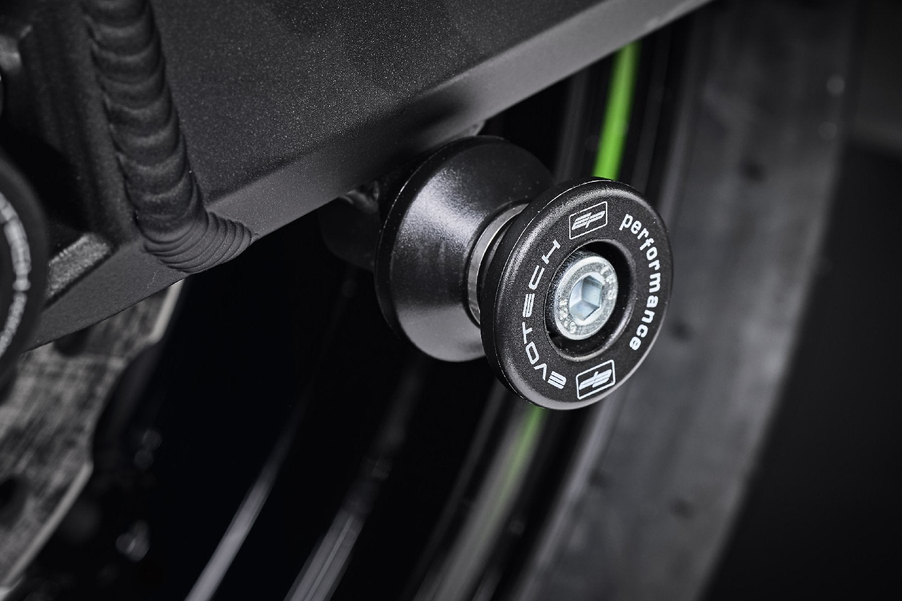 Evotech Paddock Stand Bobbins - Kawasaki Z900 (2017 - 2024)