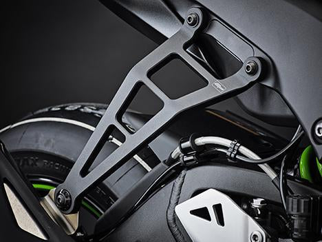 Evotech Kawasaki Ninja ZX-10R 40th Anniversary Edition Exhaust Hanger & Pillion Footpeg Removal Kit (2024 - 2025)