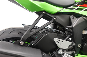 Evotech Exhaust Hanger & Pillion Footpeg Removal Kit - Kawasaki Ninja ZX-4R (2023+)