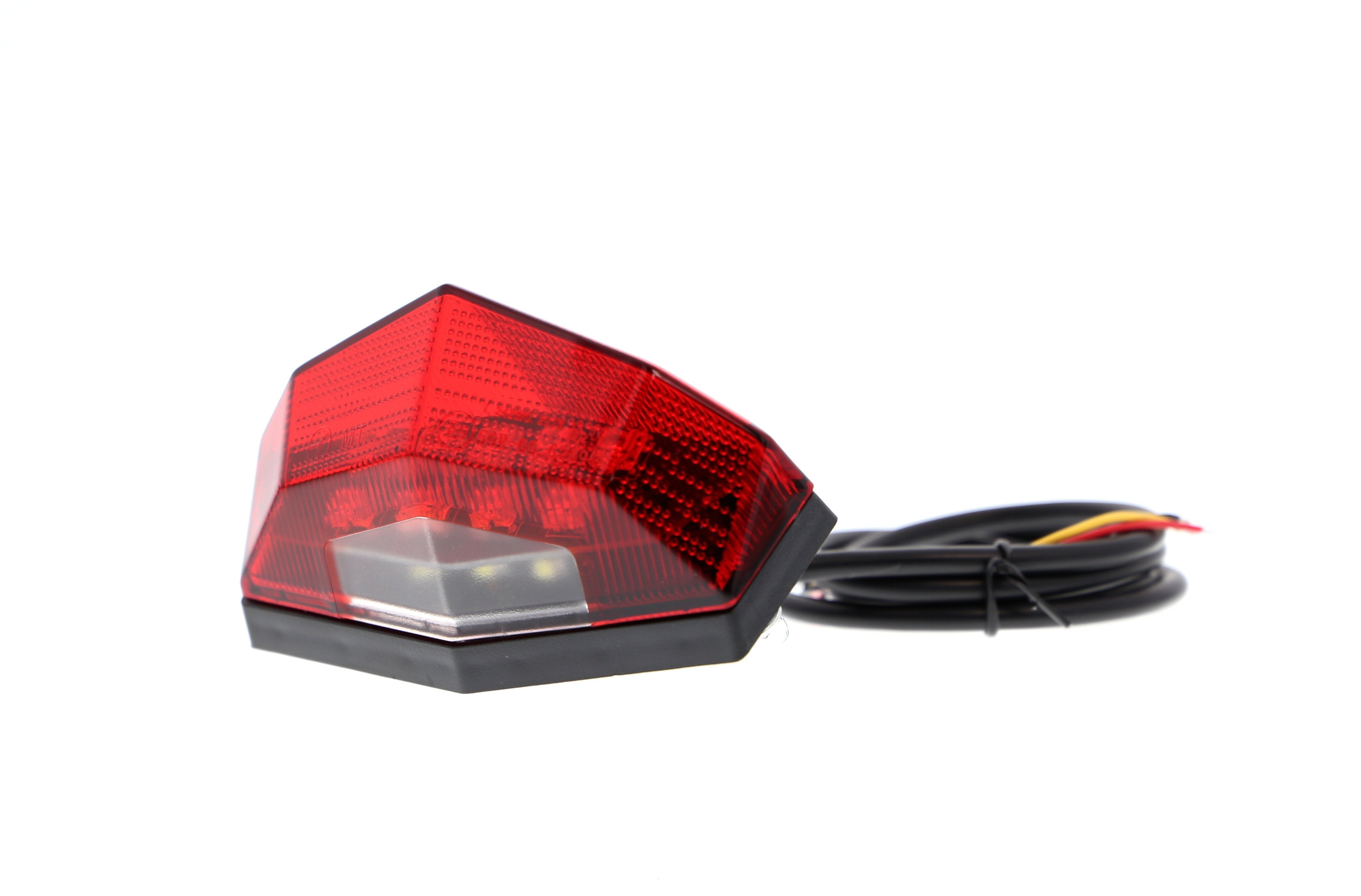 Evotech Combination Rear Light / Number Plate Light (Red)