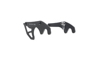 Evotech Carbon Fibre Toe Guard / GP Style Paddock Stand Plates - Yamaha YZF-R1 (2015 - 2019)