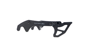 Evotech Carbon Fibre Toe Guard / GP Style Paddock Stand Plates - Yamaha YZF-R1 (2020+)