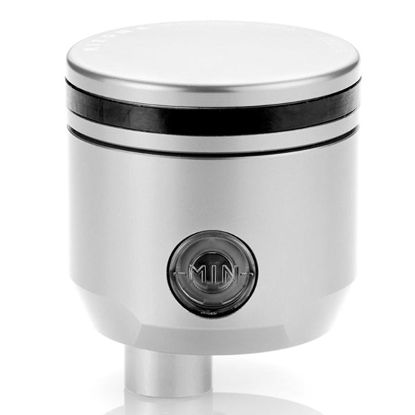 Rizoma Piston Brake Fluid Reservoir 35ml For Honda CB1000R 08-16/CB1000R ABS 09-16/Kawasaki Some Models - Silver