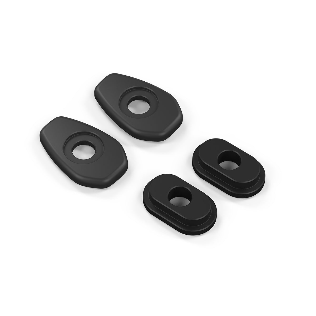 Rizoma Mounting kit for front turn signals and rear turn signals to fit OEM license plate support — FR237B