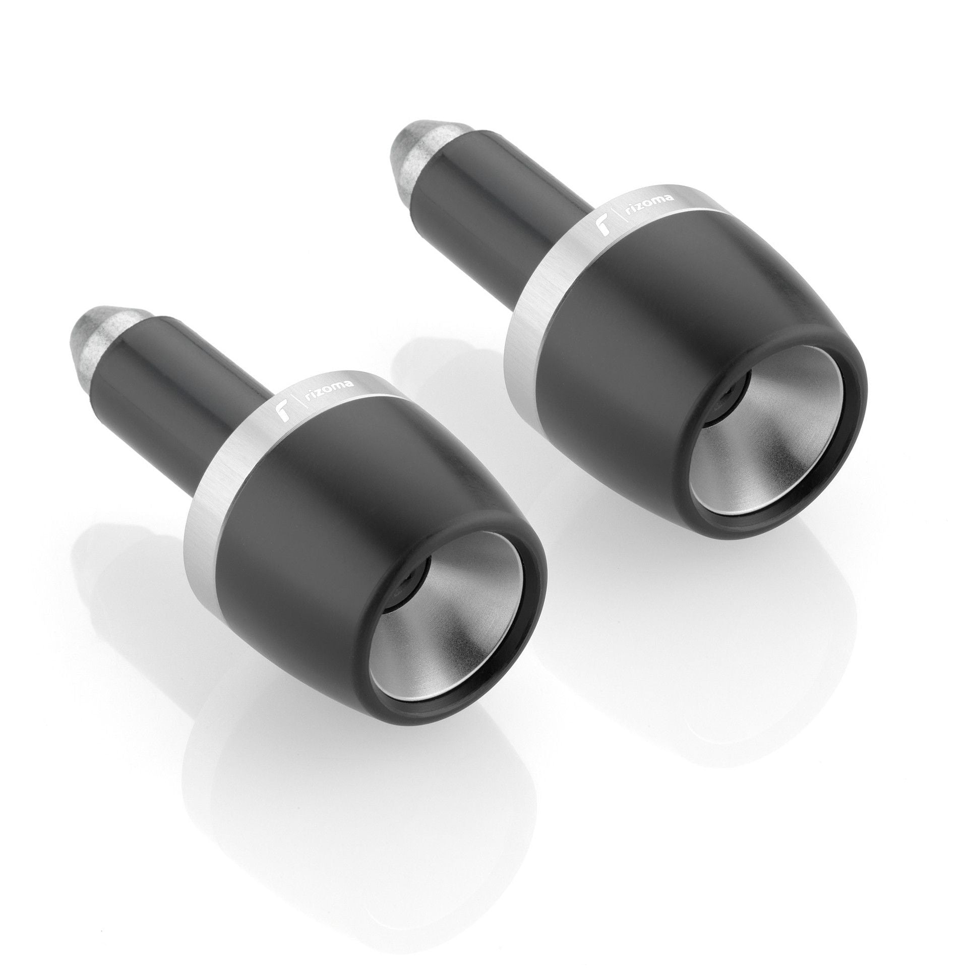 Rizoma 2color Conical Bar End Plug MA532A - Silver