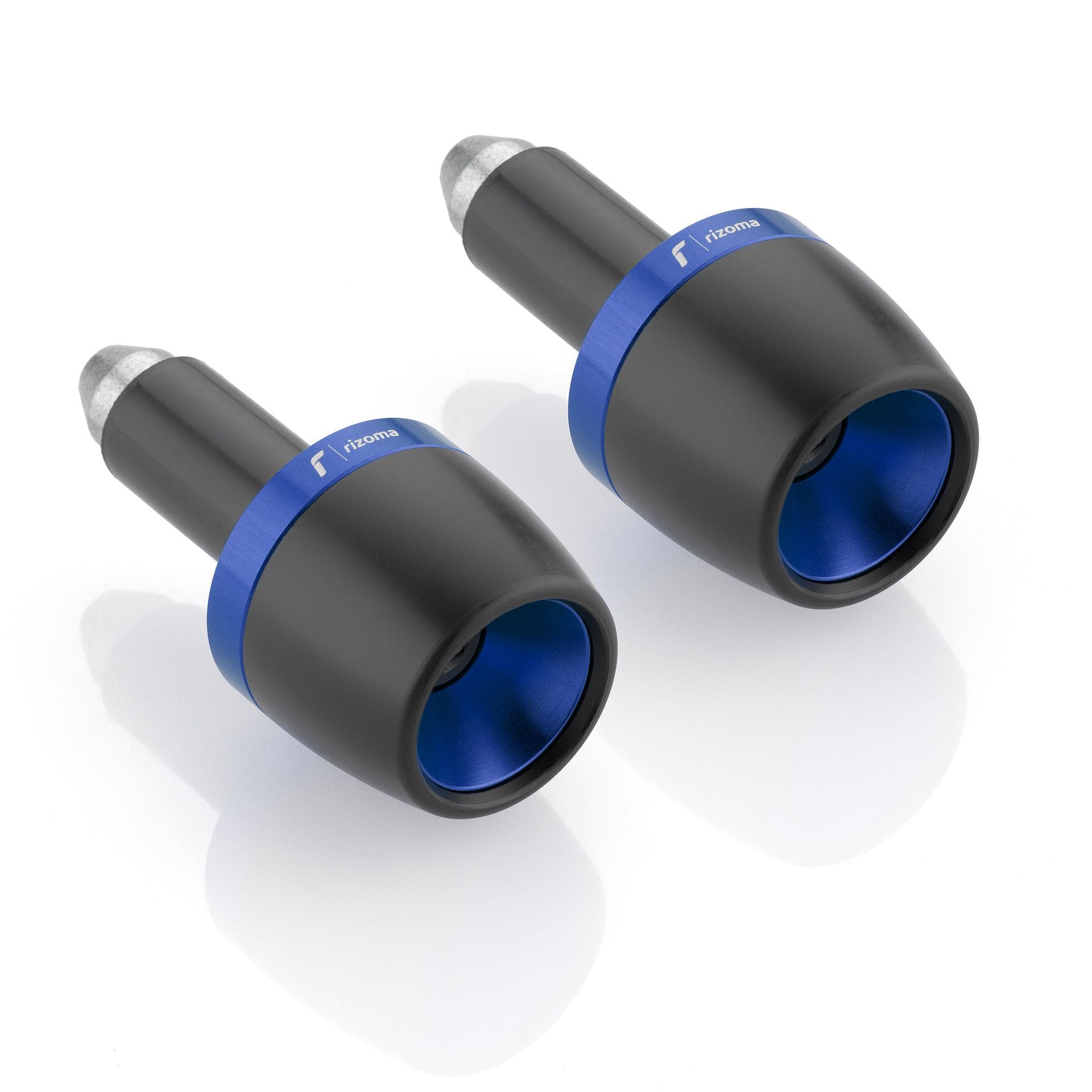 Rizoma 2color Conical Bar End Plug MA532U - Blue