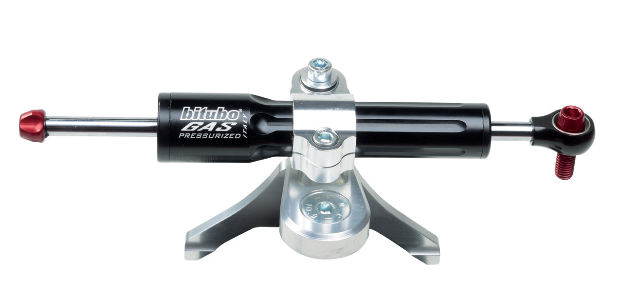 Bitubo Steering Damper Kit (KITT) - Black - Over Tank Mounting