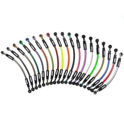 Accossato Brake Line Kit Type F for Aprilia RS 660, black / stainless steel