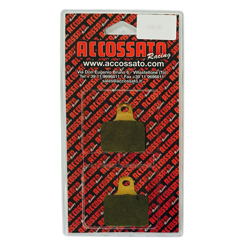 Accossato Front Brake Pads EV2 Compound for PZ001 PZ002 PZ004 PZ008