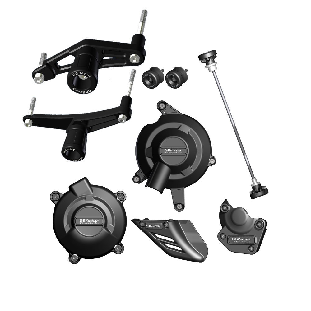 GBRacing Crash Protection Bundle for Triumph Daytona 675 Street Triple / R