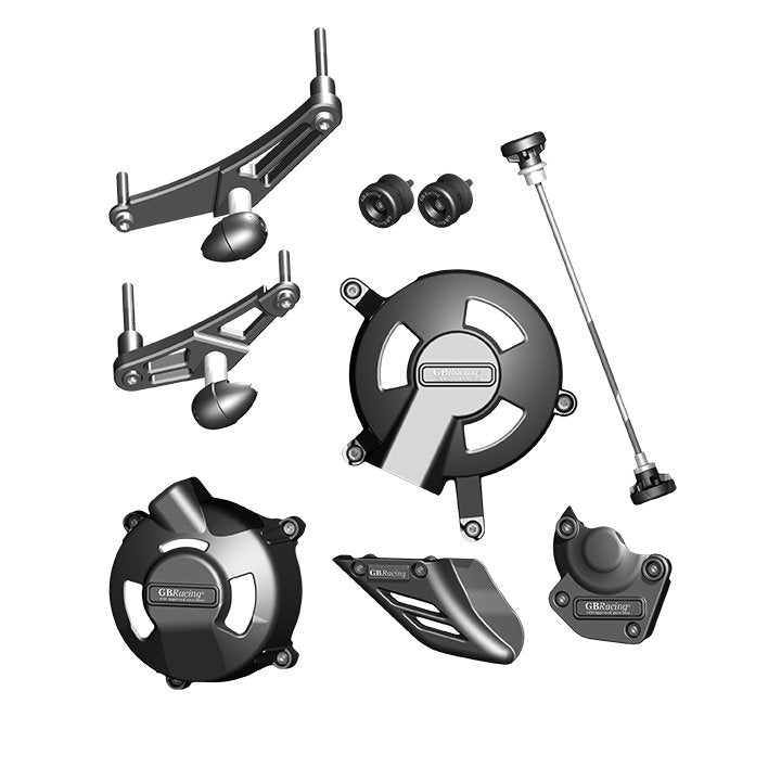 GBRacing Crash Protection Bundle (Street/6mm) Triumph Daytona 675 Street Triple R