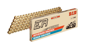 DID #415 ERZ Racing Chain 130L RJ - Clip GOLD&GOLD