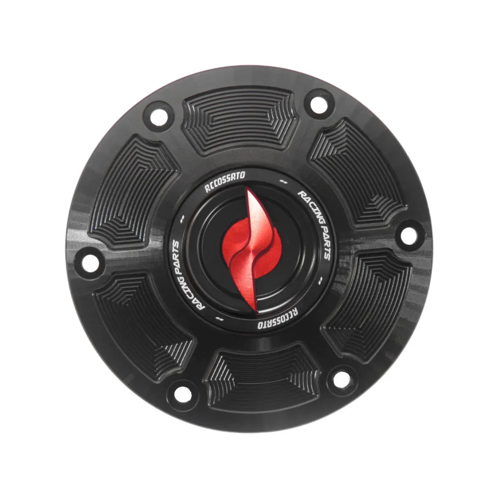 Accossato Fuel Cap Quick Action for Ducati Multistrada Diavel, red