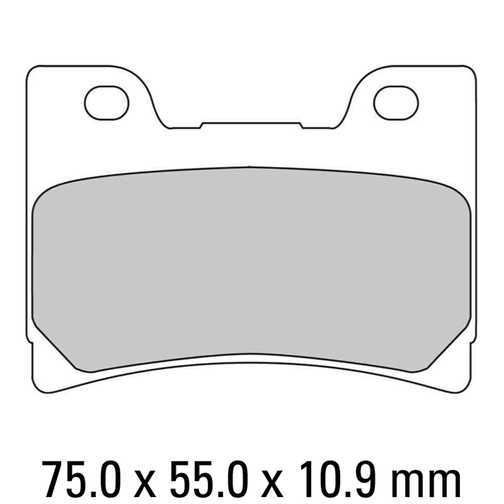 FERODO Brake Disc Pad Set FDB666P