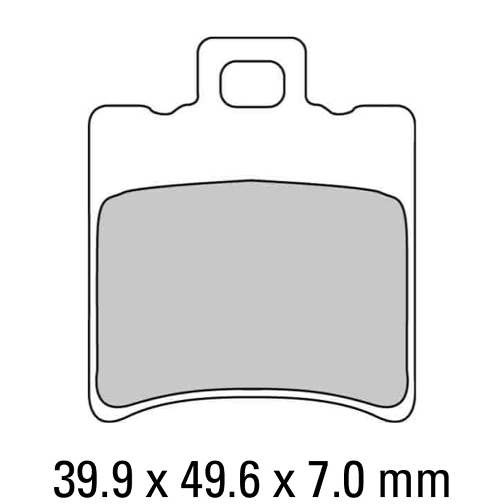 FERODO Brake Disc Pad Set FDB680ST*