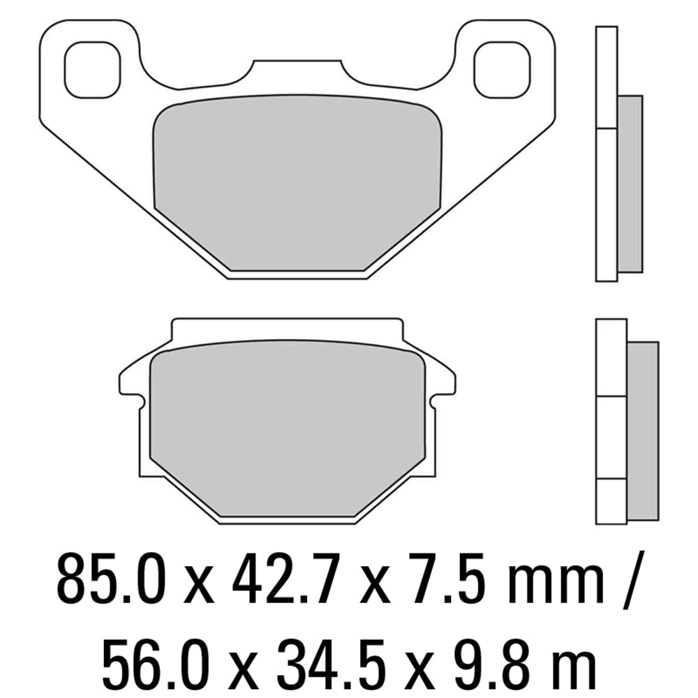FERODO Brake Disc Pad Set FDB828P