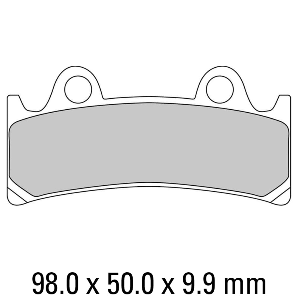 FERODO Brake Disc Pad Set FDB864ST*