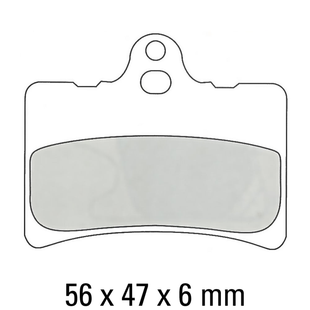 FERODO Brake Disc Pad Set FDB866P*