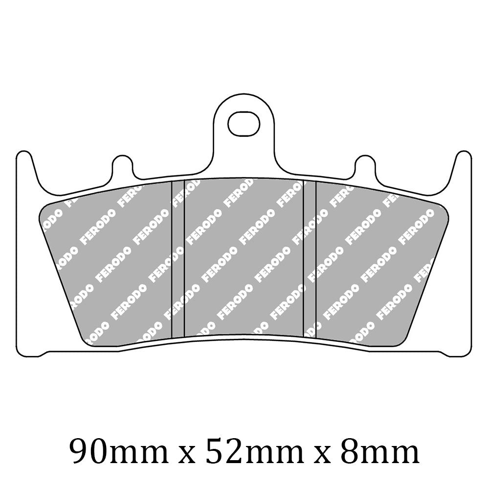 FERODO Brake Disc Pad Set FDB873EF