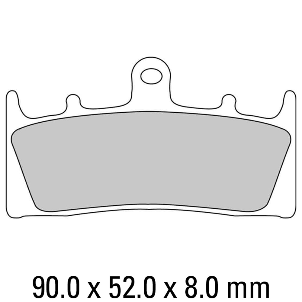 FERODO Brake Disc Pad Set FDB873XRAC