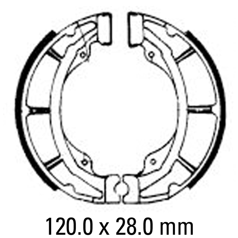 FERODO Brake Shoe Set FSB728
