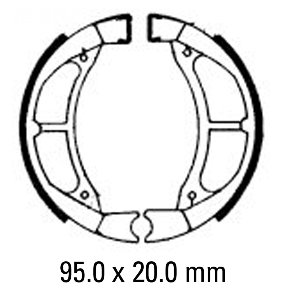 FERODO Brake Shoe Set FSB764