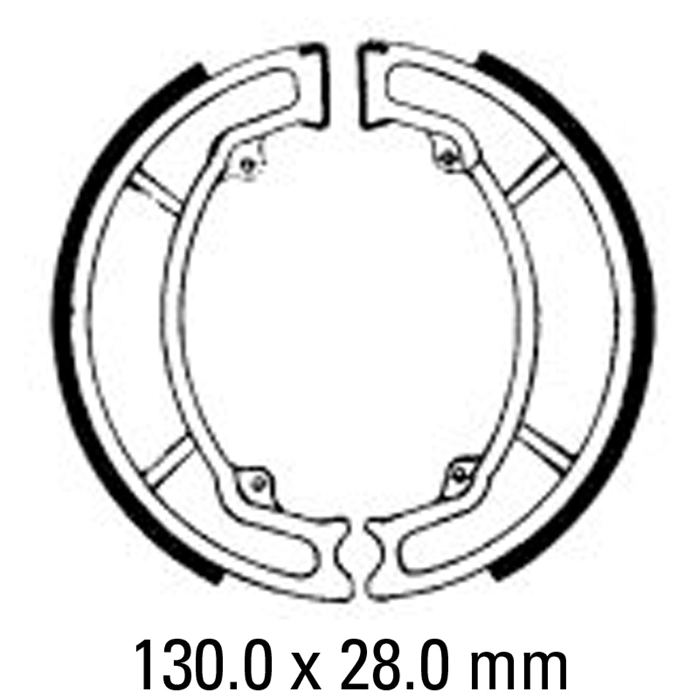 FERODO Brake Shoe Set FSB772