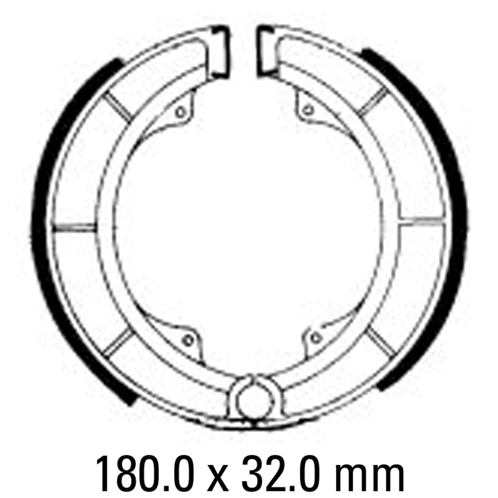 FERODO Brake Shoe Set FSB780