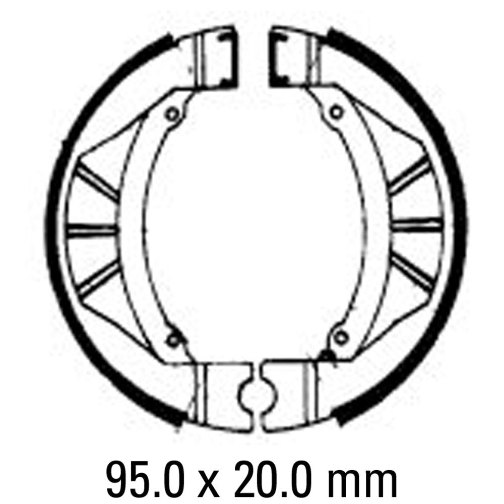 FERODO Brake Shoe Set FSB801*