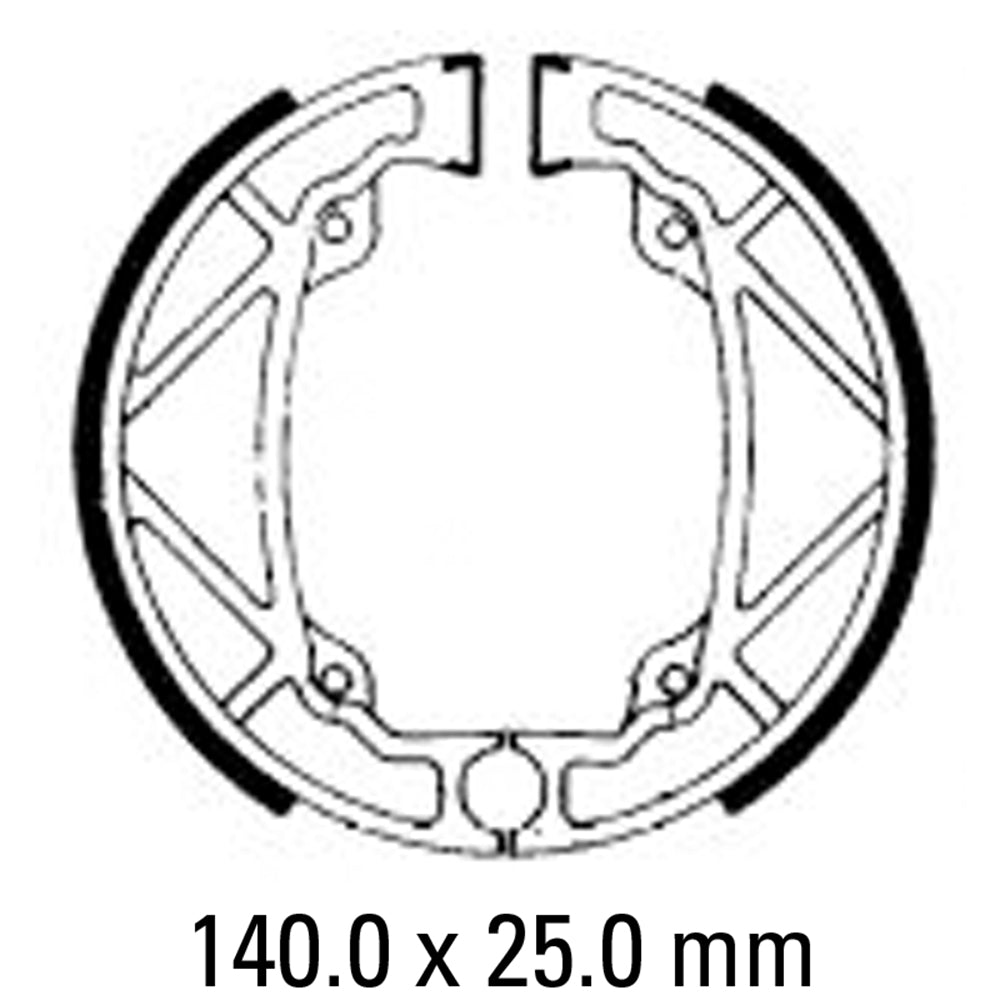 FERODO Brake Shoe Set FSB817