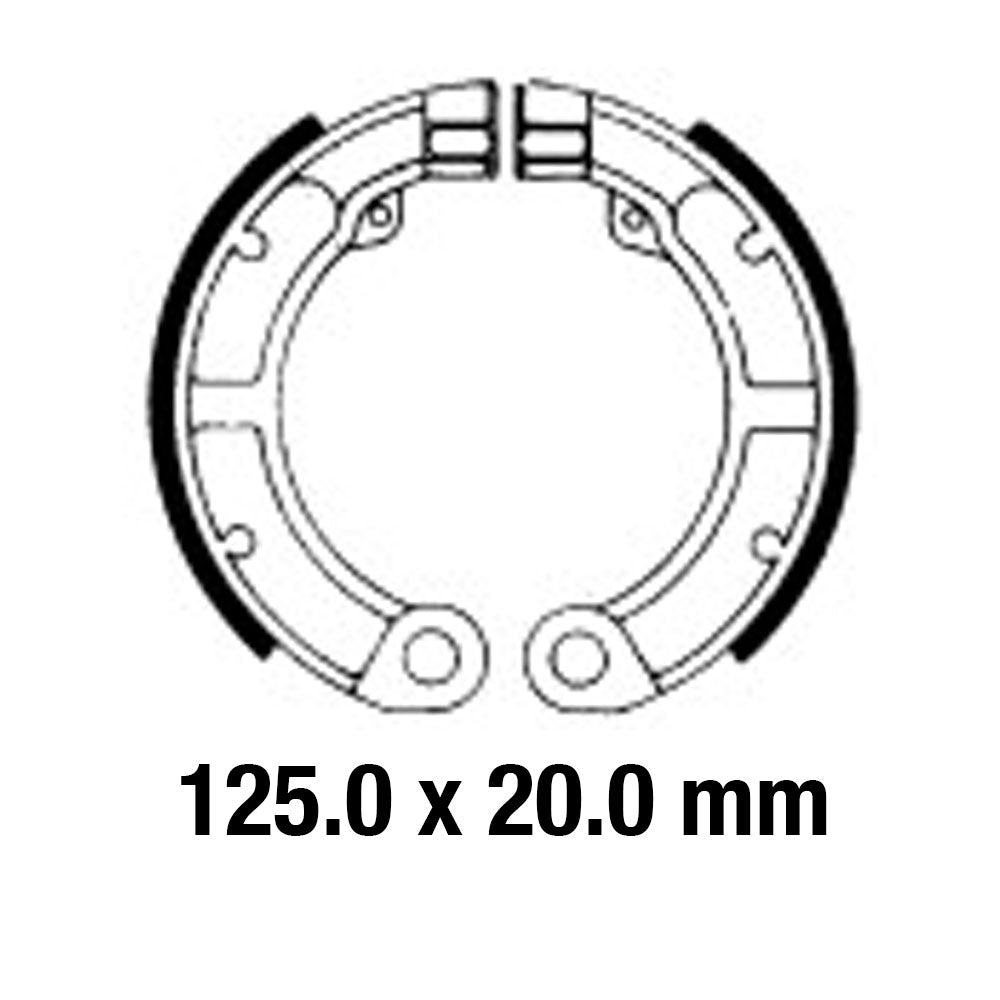 FERODO Brake Shoe Set FSB885