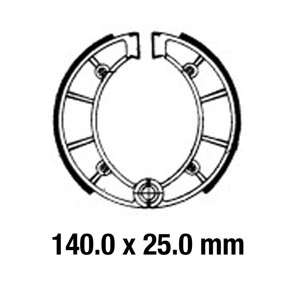 FERODO Brake Shoe Set FSB901