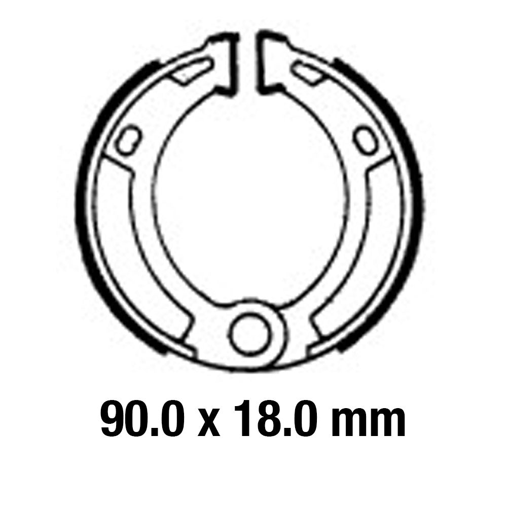 FERODO Brake Shoe Set FSB908