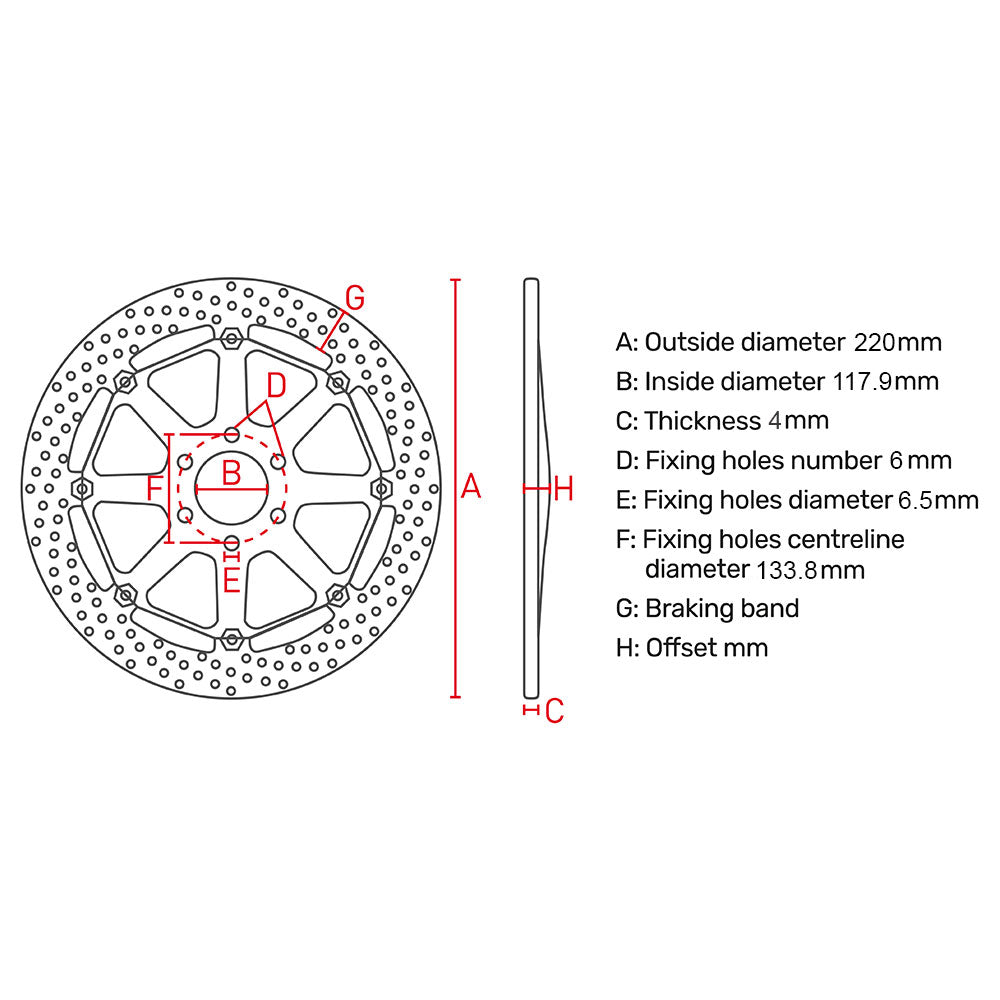 FERODO Brake Disc FMD0186MXR