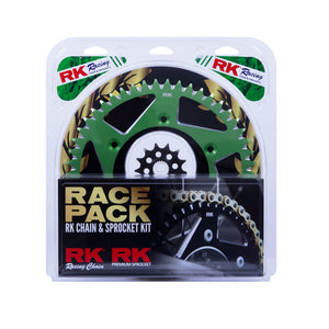 RK Racing Chain & Sprocket Kit Gold/Green 13/48